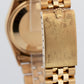NOS 1986 PAPERS Rolex Oyster Perpetual Date CHAMPAGNE Gold 34mm 15037 Watch