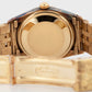 NOS 1986 PAPERS Rolex Oyster Perpetual Date CHAMPAGNE Gold 34mm 15037 Watch