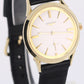 VINTAGE Longines Admiral 1200 14k Yellow Gold Silver 34mm Bubble Back Watch