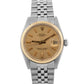 Rolex DateJust CHAMPAGNE Stainless Steel Gold Fluted 31mm 6827 Watch