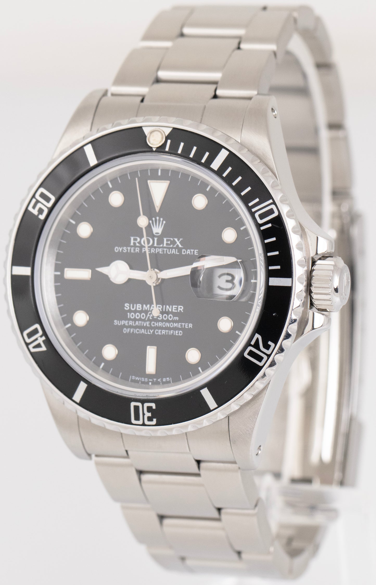 1987 Rolex Submariner Date SPIDER PATINA Dial 40mm Steel Automatic Watch 16800