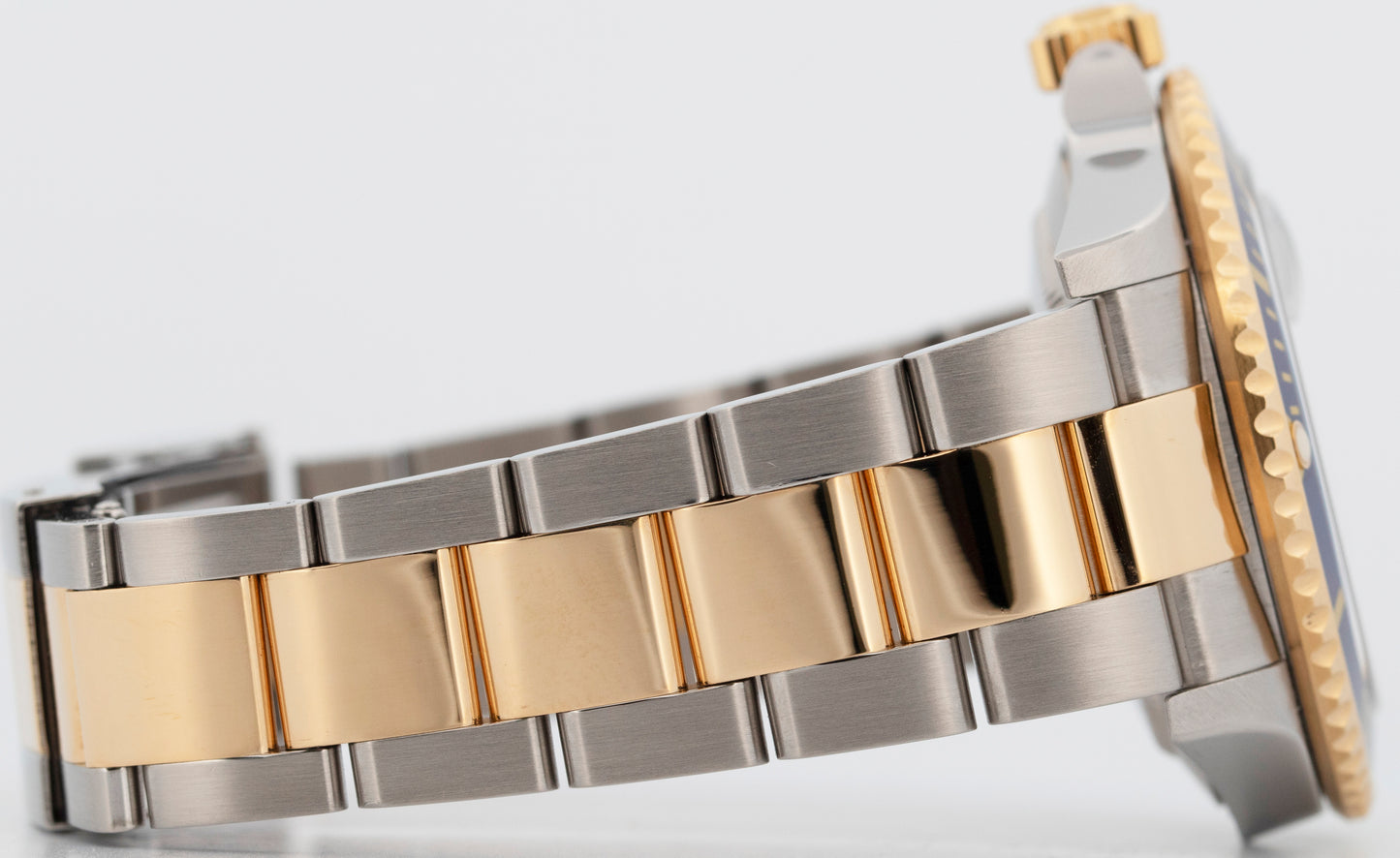 2005 PAPERS Rolex Submariner Date 40mm BLUE 18K Steel No-Holes Watch 16613 BOX