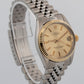 Rolex DateJust CHAMPAGNE Stainless Steel Gold Fluted 31mm 6827 Watch