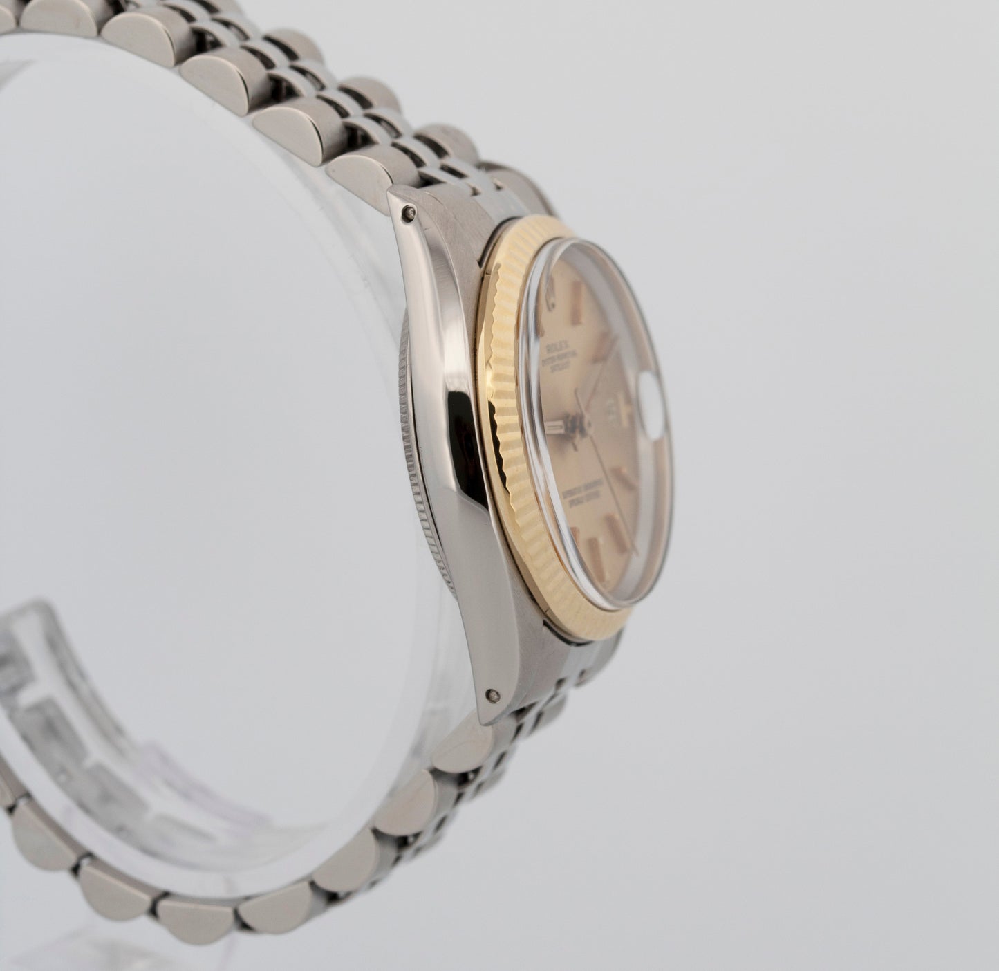 Rolex DateJust CHAMPAGNE Stainless Steel Gold Fluted 31mm 6827 Watch