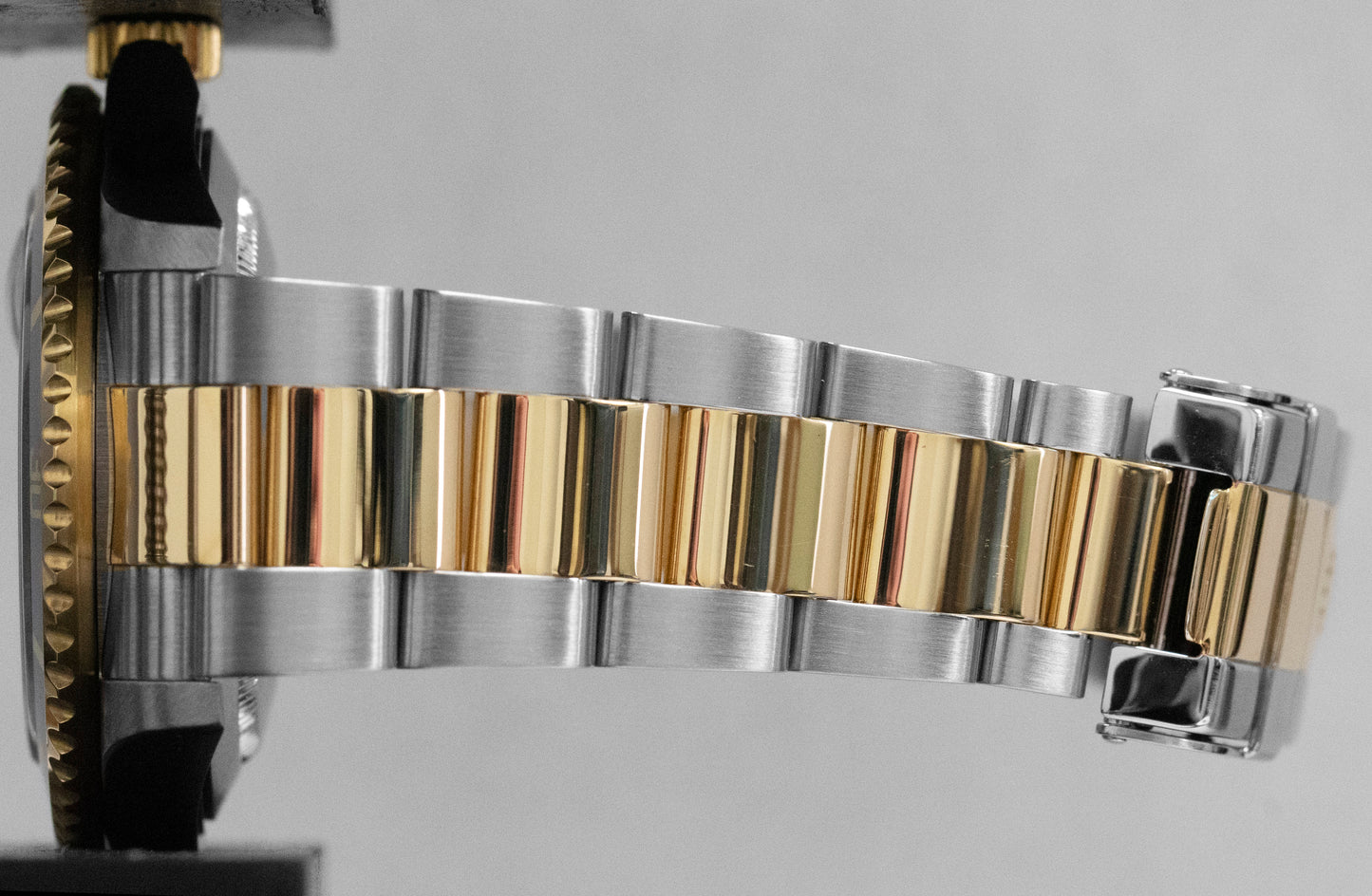 2005 PAPERS Rolex Submariner Date 40mm BLUE 18K Steel No-Holes Watch 16613 BOX