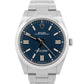 2020 PAPERS Rolex Oyster Perpetual 41mm BLUE Stainless Steel Watch 124300 BOX