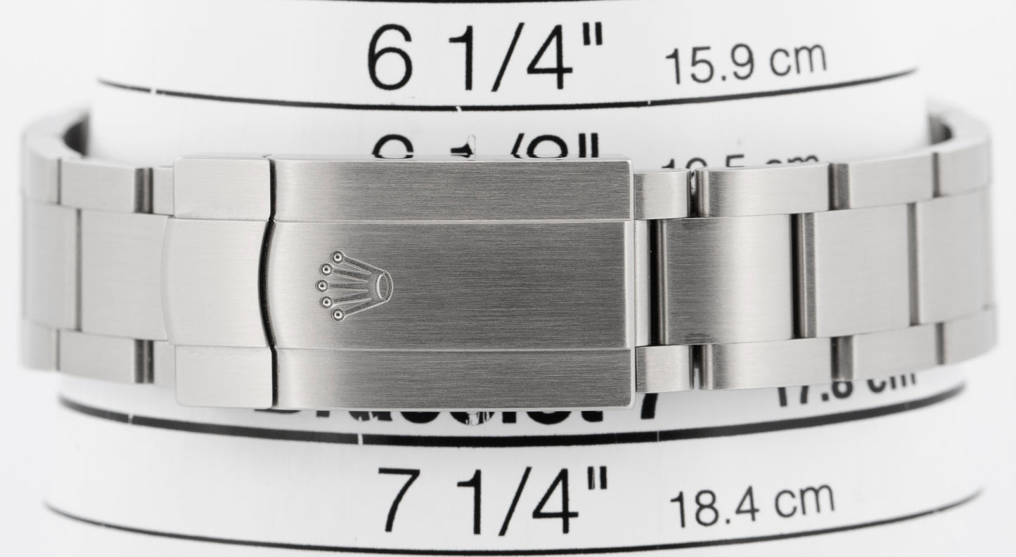 2020 PAPERS Rolex Oyster Perpetual 41mm BLUE Stainless Steel Watch 124300 BOX