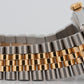 Rolex DateJust BLACK DIAMOND Two-Tone Yellow Gold Jubilee 36mm 16013 Watch BOX