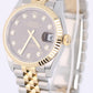 Rolex Datejust Two-Tone 18k Gold Steel Rhodium DIAMOND 31mm Jubilee 278273 Watch