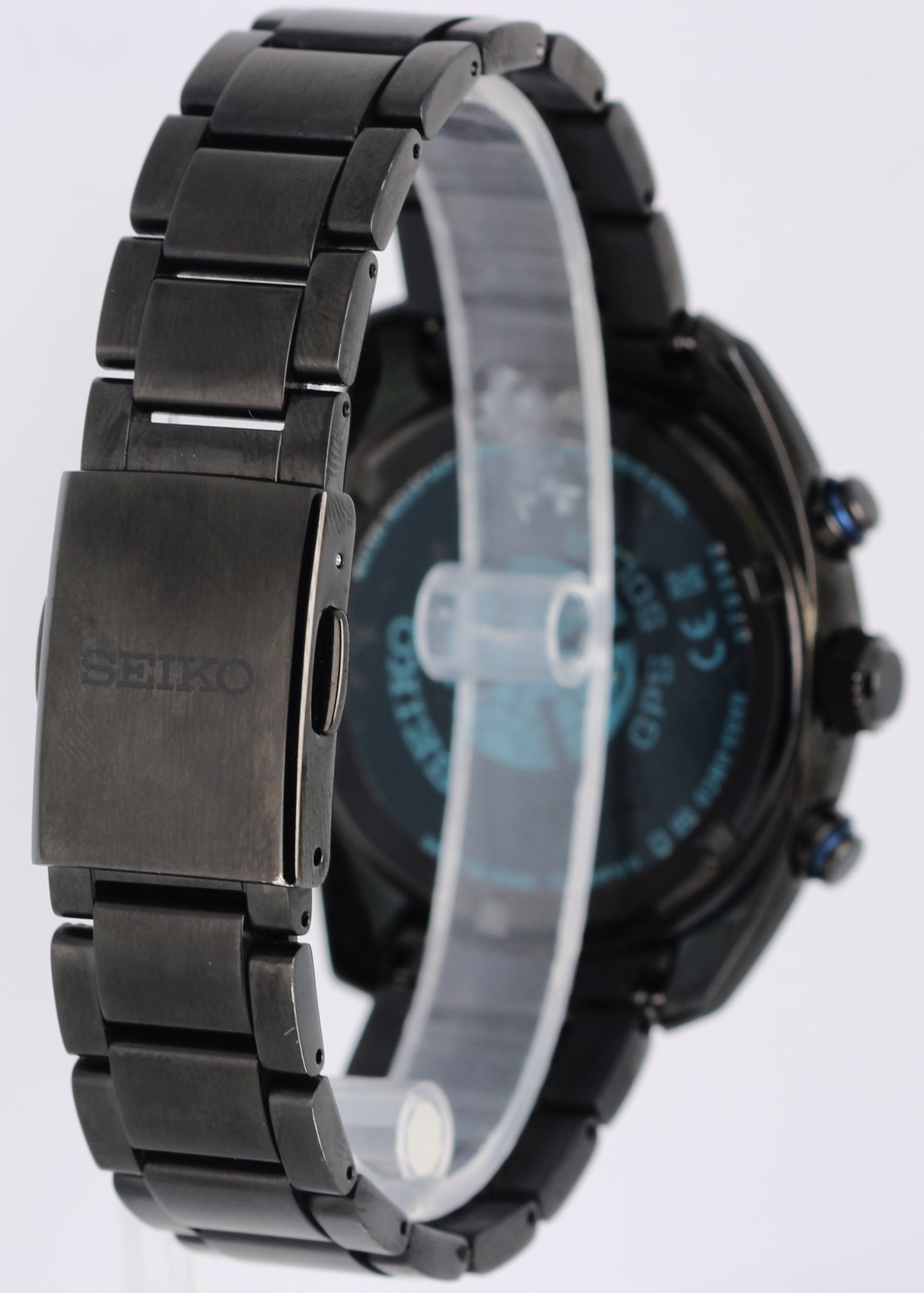 Seiko Astron GPS Solar Black Stainless Steel Blue Nebula 43mm 5X53-0BC0 Watch