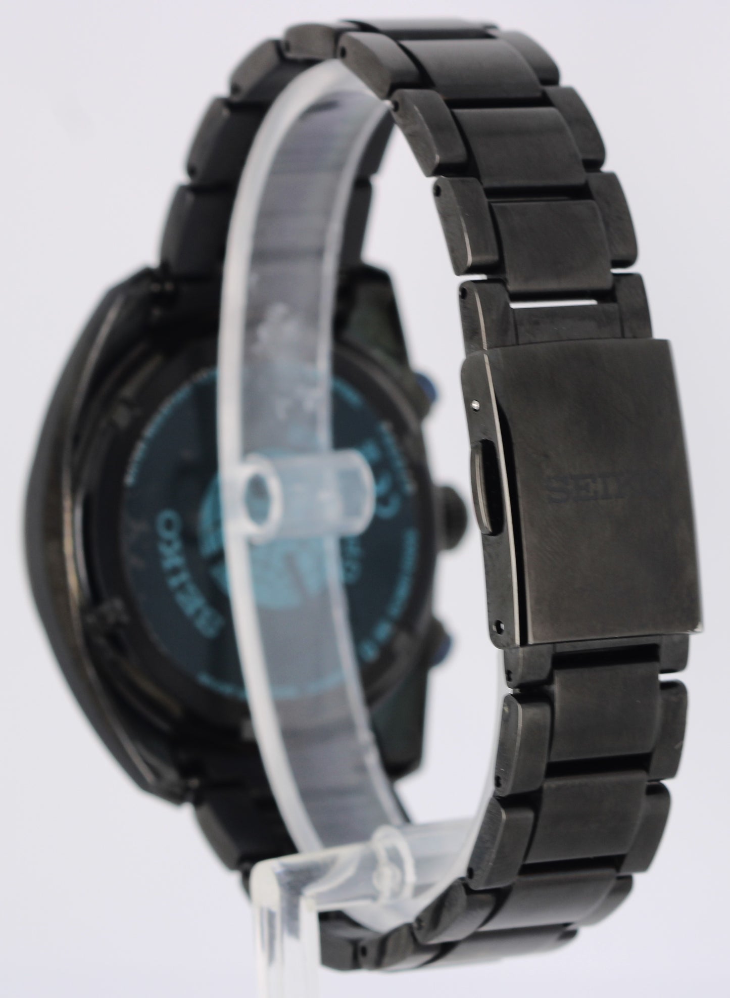 Seiko Astron GPS Solar Black Stainless Steel Blue Nebula 43mm 5X53-0BC0 Watch