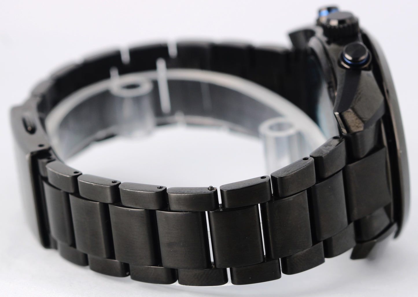 Seiko Astron GPS Solar Black Stainless Steel Blue Nebula 43mm 5X53-0BC0 Watch
