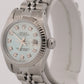 1988 Ladies Rolex DateJust 26mm BLUE DIAMOND 18K Gold Steel JUBILEE Watch 69174