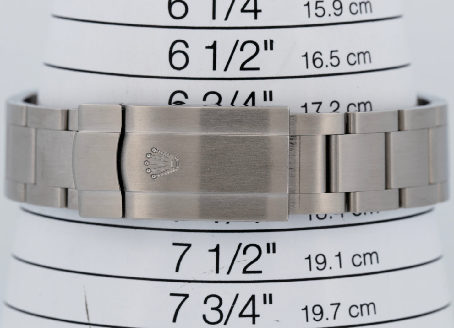 MINT Rolex Air-King White 3-6-9 Stainless Steel 34mm Automatic Watch 114200