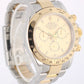 Rolex Daytona Cosmograph Two-Tone 18k Gold Steel Champagne 40mm 116523 Watch