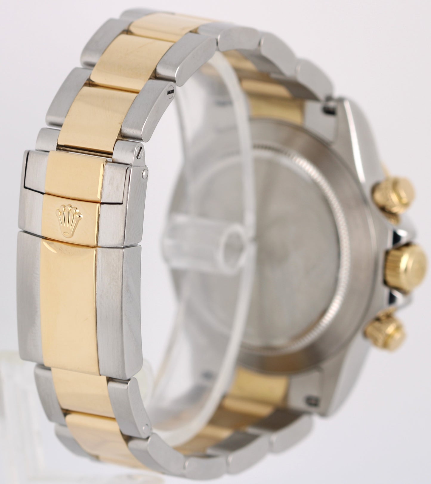 Rolex Daytona Cosmograph Two-Tone 18k Gold Steel Champagne 40mm 116523 Watch