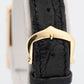 VINTAGE Ladies Cartier Tank Louis 18k Gold Green Leather 78087 21mm Manual Watch