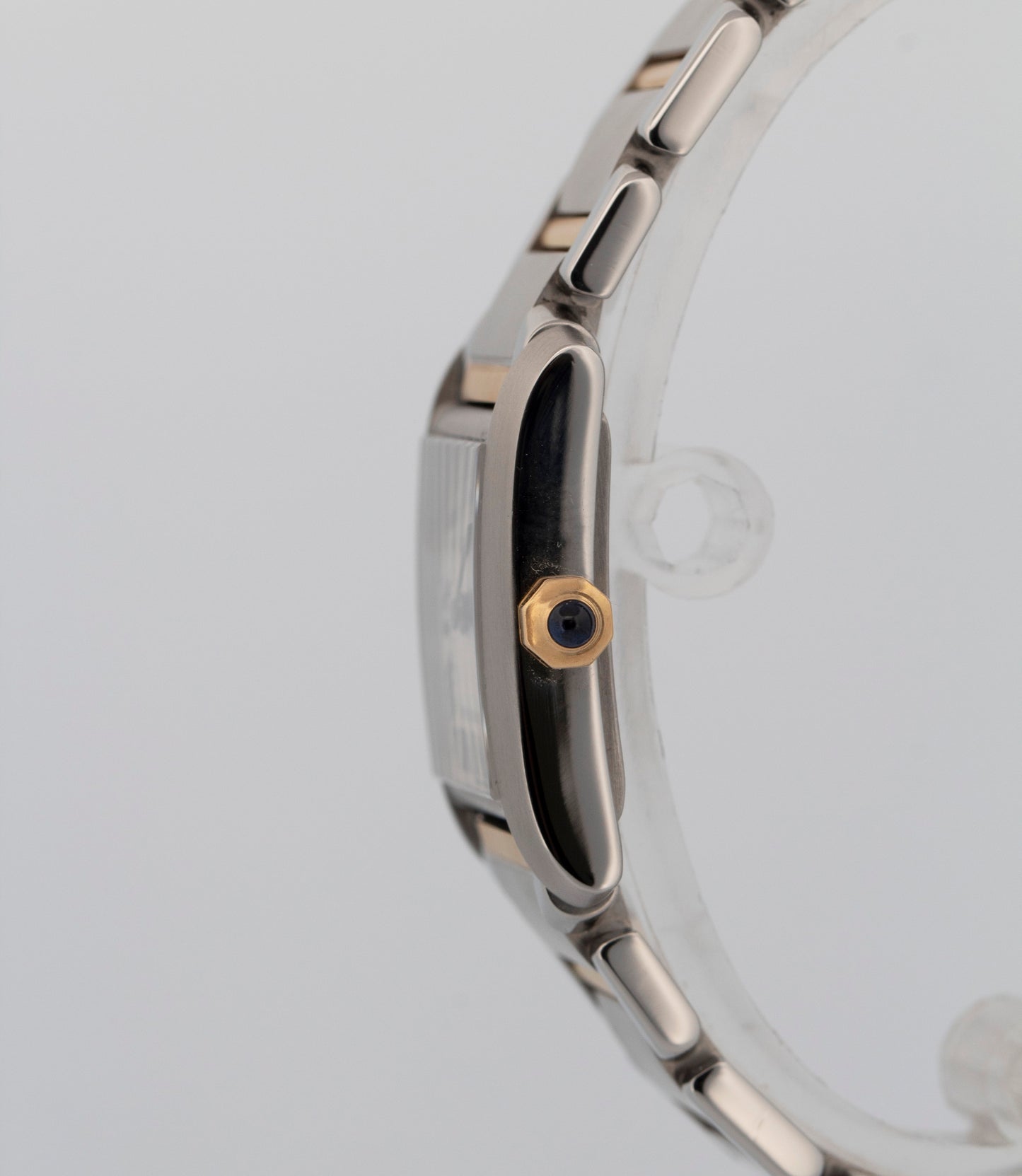 MINT Ladies Cartier Tank Francaise Midsize 2465 Two-Tone Gold Roman Quartz Watch