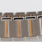 MINT Ladies Cartier Tank Francaise Midsize 2465 Two-Tone Gold Roman Quartz Watch