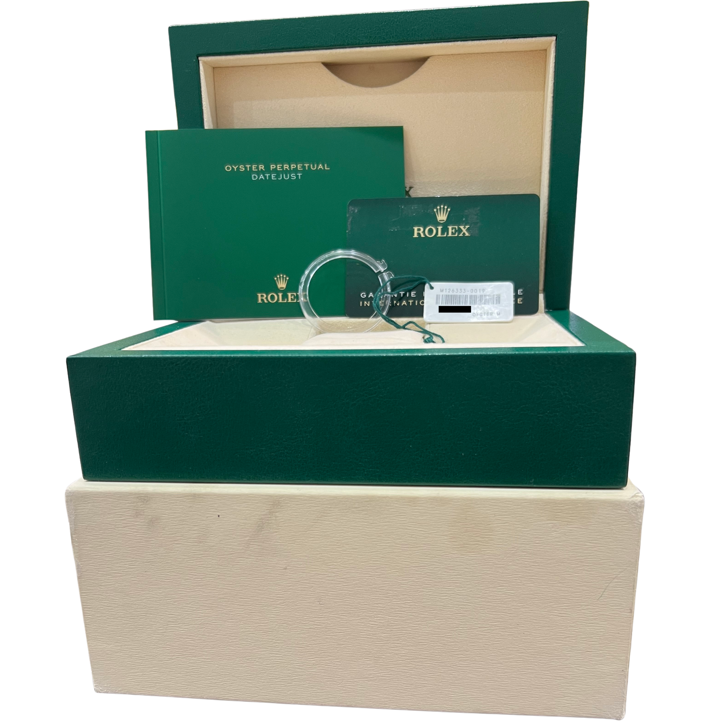 2021 PAPERS Rolex DateJust 41 Two-Tone WIMBLEDON Gold 41mm 126333 Watch BOX