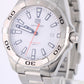Tag Heuer Aquaracer Stainless Steel White Orange 41mm WBD1111 Quartz Watch