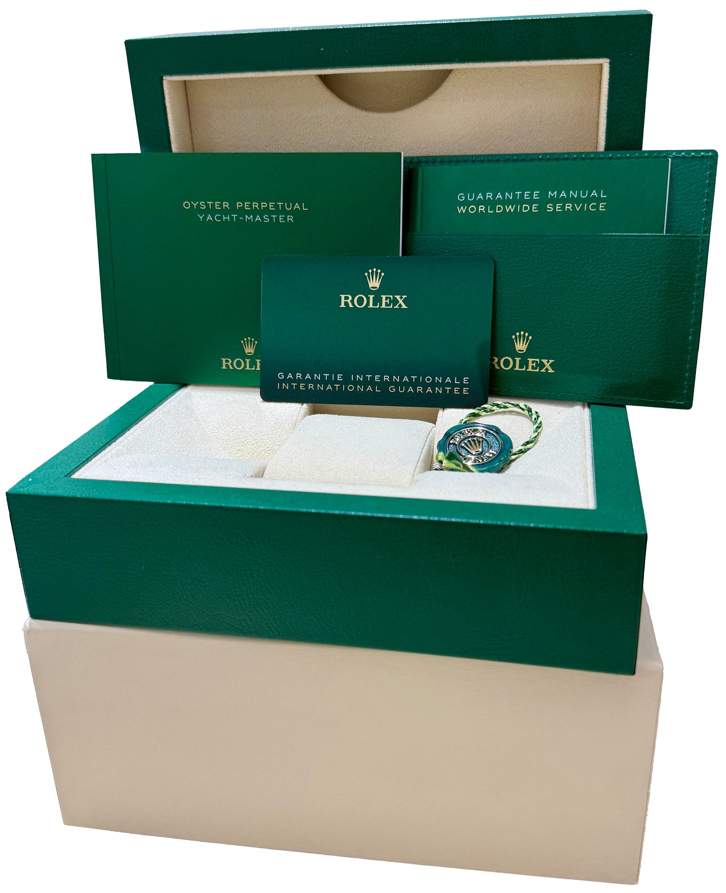 PAPERS Rolex Yacht-Master 40mm Blue 950 Platinum Steel Watch 126622 Watch BOX