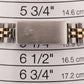 Ladies Rolex DateJust 26mm BLUE DIAMOND Bezel 18K Gold Steel JUBILEE 69173