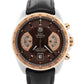 Tag Heuer Grand Carrera Brown 43mm Chrono Rose Gold Steel Watch CAV515C.FC6225