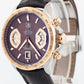 Tag Heuer Grand Carrera Brown 43mm Chrono Rose Gold Steel Watch CAV515C.FC6225