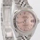 2021 Ladies Rolex DateJust 28mm PINK DIAMOND Steel 18K Gold JUBILEE 279174 BOX