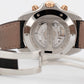 Tag Heuer Grand Carrera Brown 43mm Chrono Rose Gold Steel Watch CAV515C.FC6225