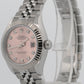 2021 Ladies Rolex DateJust 28mm PINK DIAMOND Steel 18K Gold JUBILEE 279174 BOX