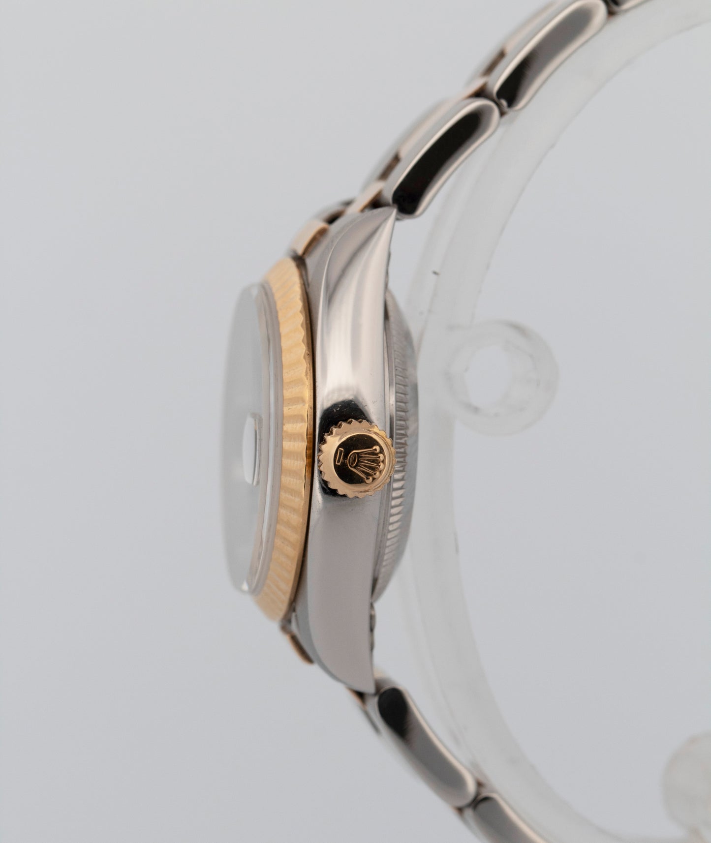 Ladies Rolex DateJust BLUE 18K Yellow Gold Stainless 26mm OYSTER Watch 79173