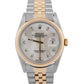 Rolex DateJust 36mm MOP DIAMOND Two-Tone 18K Gold Steel JUBILEE Watch 16233