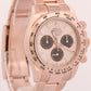 MINT 2023 PAPERS Rolex Daytona SUNDUST Pink 40mm 18K Rose Gold 40mm 126505 BOX