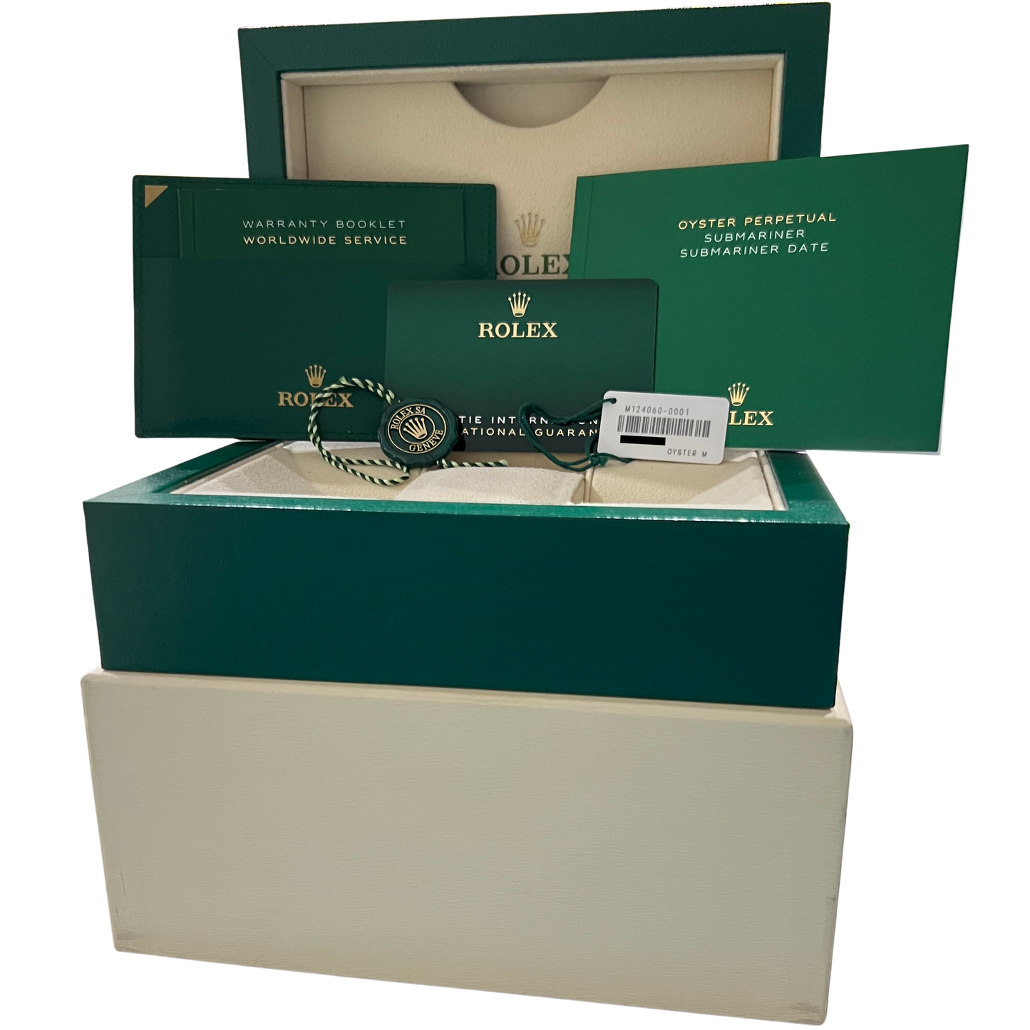 2020 PAPERS Rolex Submariner No-Date BLACK Steel 41mm 124060 LN Watch BOX