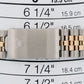 Rolex DateJust 36mm MOP DIAMOND Two-Tone 18K Gold Steel JUBILEE Watch 16233