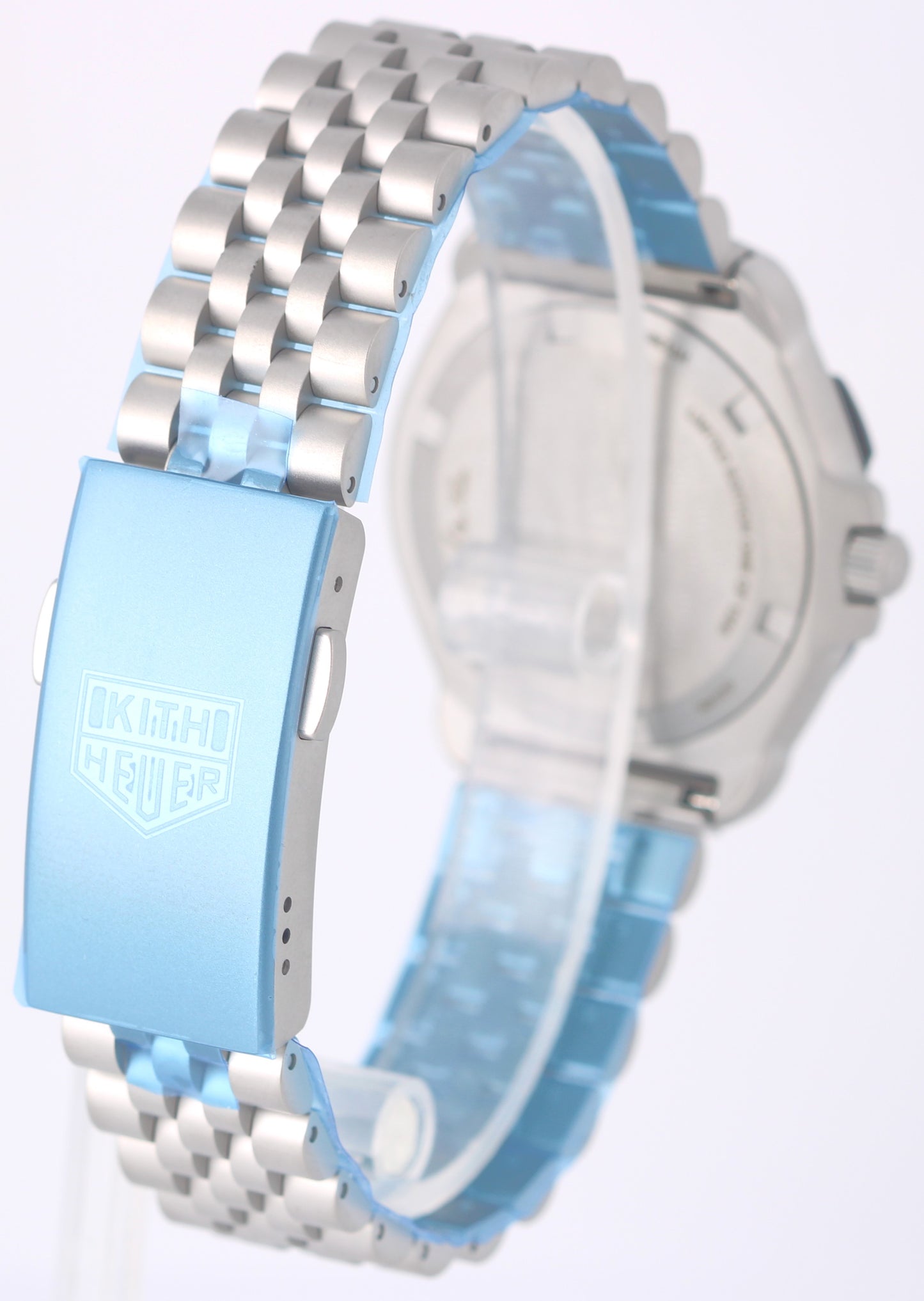 2024 PAPERS Tag Heuer KITH Formula 1 Eggshell 35mm BLACK BEZEL WA121F.BA0023 BOX