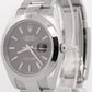 2019 PAPERS Rolex DateJust 41 RHODIUM Stainless Smooth OYSTER 41mm 126300 BOX
