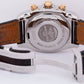 PAPERS Breitling Chronomat 44mm Two-Tone Rose Gold Brown 44mm Watch CB0110 BOX