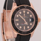 MINT 2020 PAPERS Rolex Yacht-Master 18K Everose Gold Oysterflex 40mm 126655 BOX