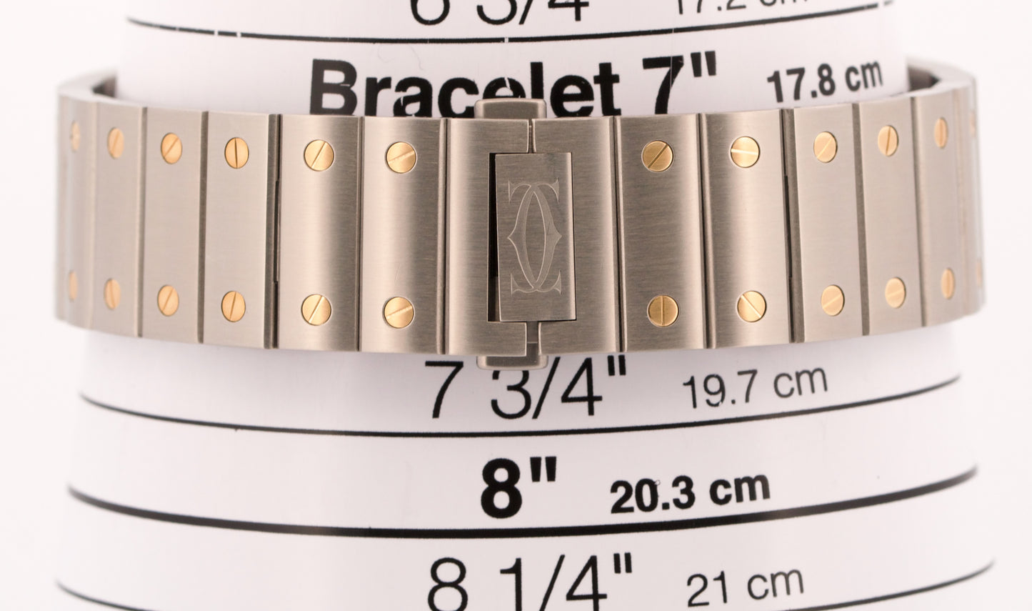 2024 PAPERS Cartier Santos SILVER WHITE 18K Gold Steel 39.8mm 4072 W2SA0009