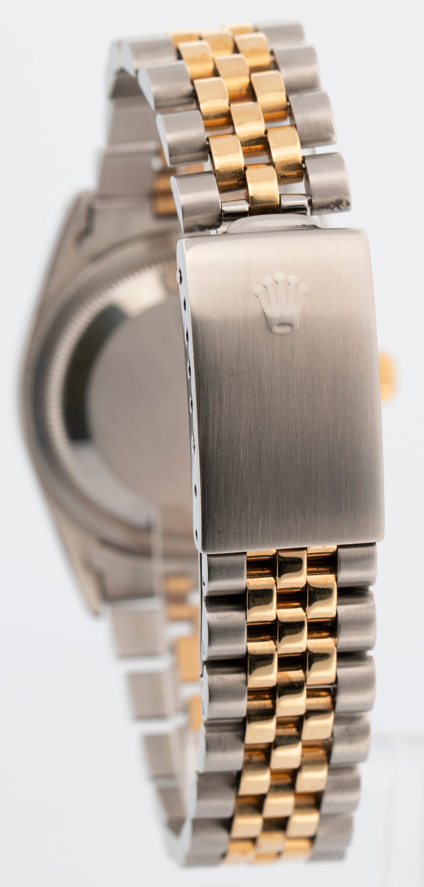 Rolex DateJust 36mm Champagne Jubilee 18K Yellow Gold JUBILEE Steel 16233 Watch