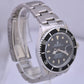 1986 Rolex Submariner Date Black PATINA 40mm Stainless Steel Oyster Watch 16800