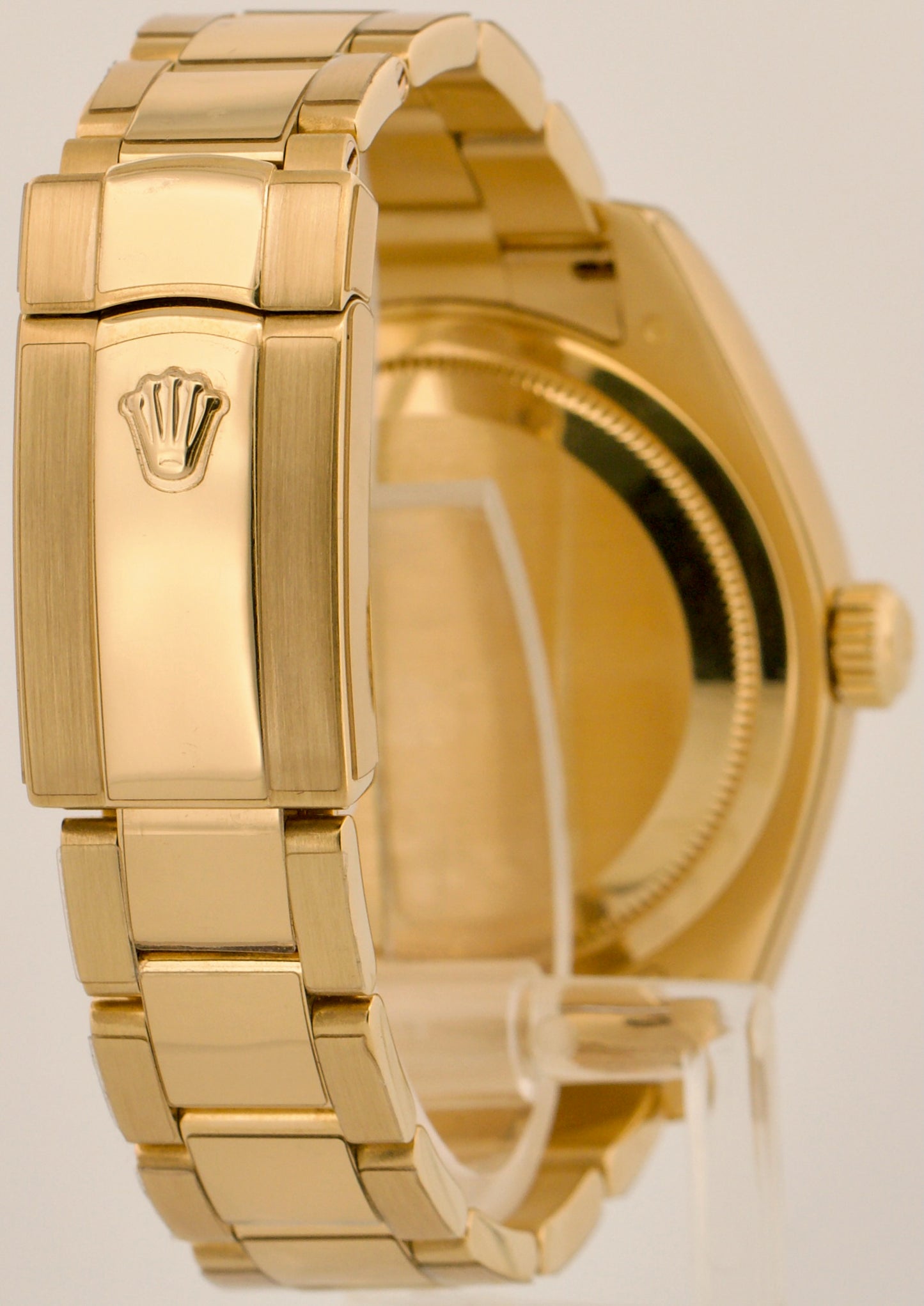 2019 PAPERS Rolex Sky-Dweller BLACK 18K Yellow Gold Fluted 42mm 326938 Watch BOX