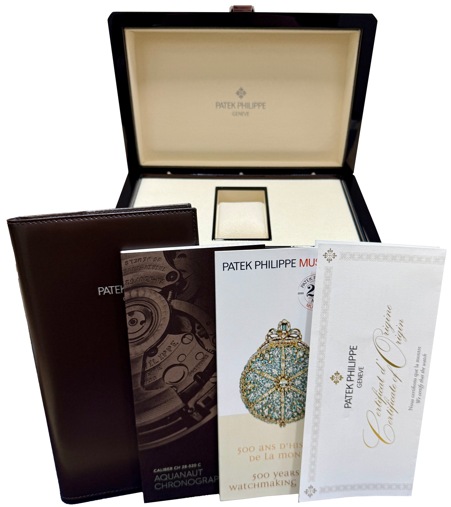 PAPERS Patek Philippe Aquanaut BLUE Rubber 18K White Gold 42.2mm 5968G-001 BOX