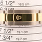 MINT Rolex DateJust WHITE ROMAN DIAMOND 36mm 18K Yellow Gold Oyster Steel 126203