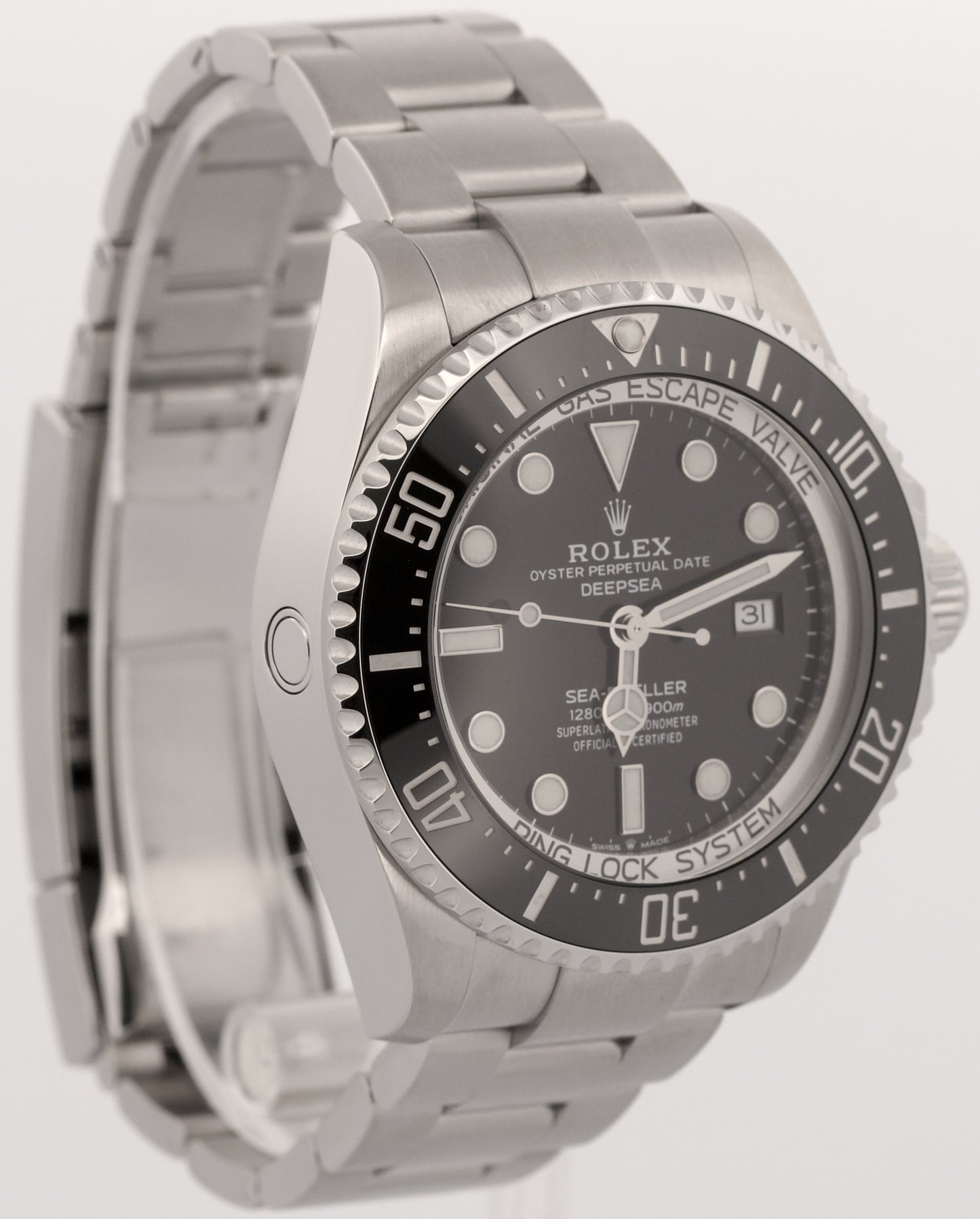 2022 PAPERS Rolex Sea-Dweller Deepsea BLACK 44mm Stainless Steel 126660 BOX