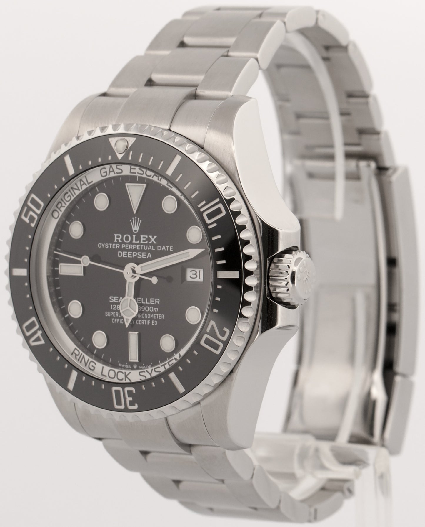 2022 PAPERS Rolex Sea-Dweller Deepsea BLACK 44mm Stainless Steel 126660 BOX