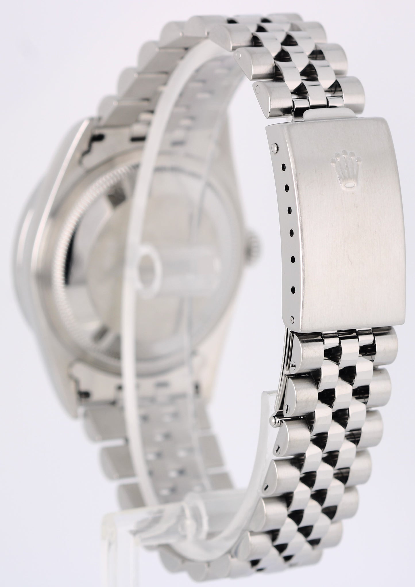 Rolex DateJust 36 Tahitian Mother of Pearl Roman DIAMOND Dial Bezel 16220 Watch
